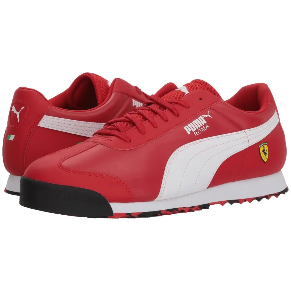 Puma Ferrari SF Roma Casual Men`s Red Rosso Corsa Sneakers Athletic Shoes Sz 13