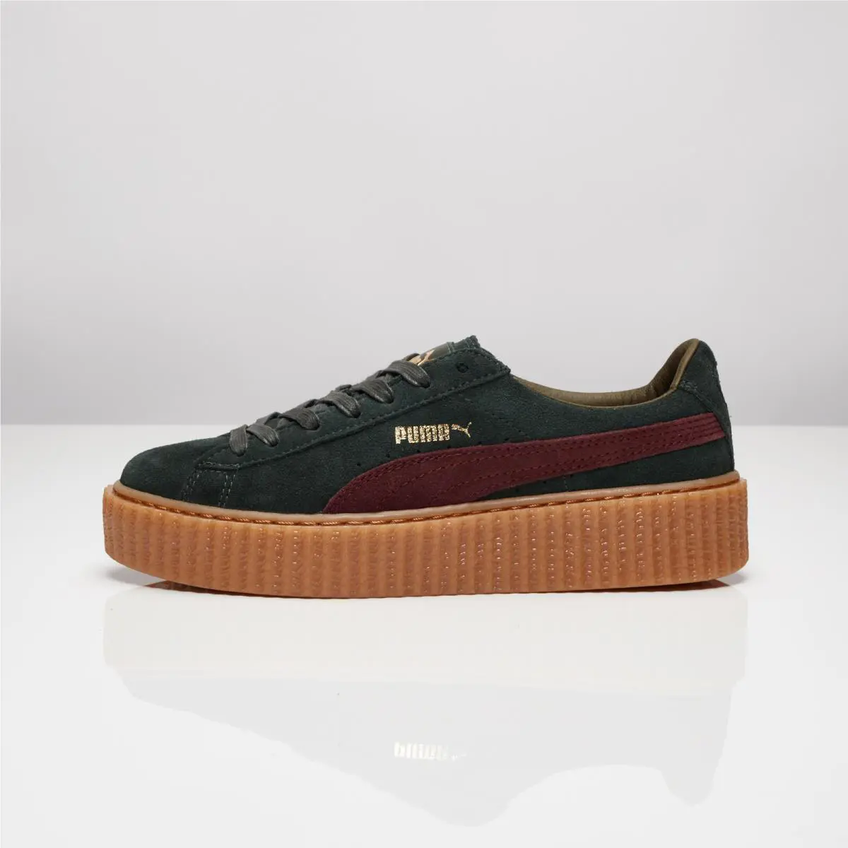 Puma shoes - 36100507 - 361005-07 - Green/Bordeaux/Gum 1