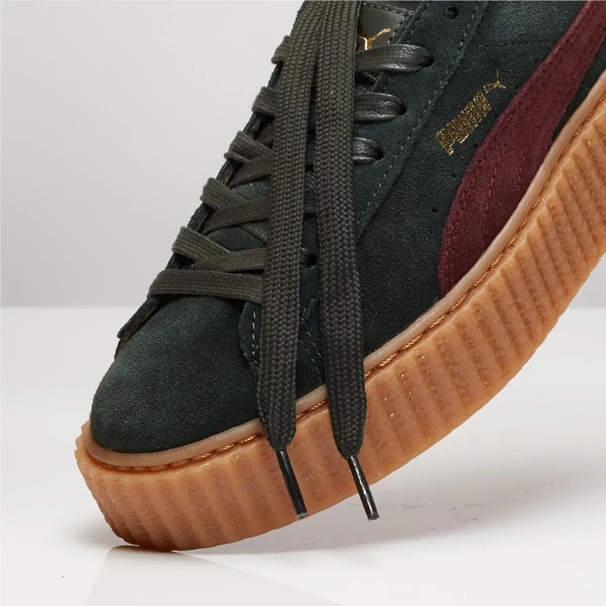 Puma shoes - 36100507 - 361005-07 - Green/Bordeaux/Gum 2