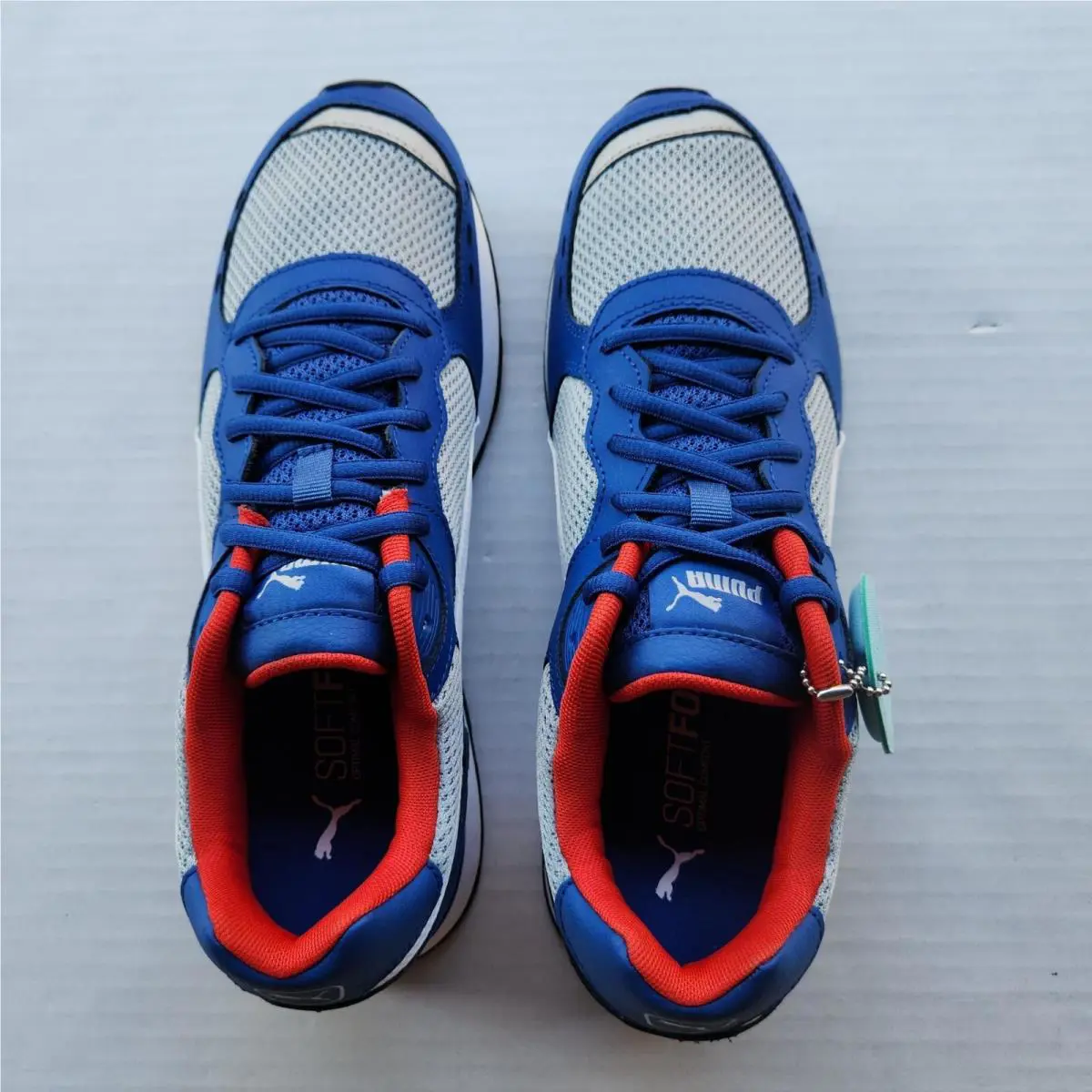 Puma shoes - Blue / Light Gray / Red / White 9