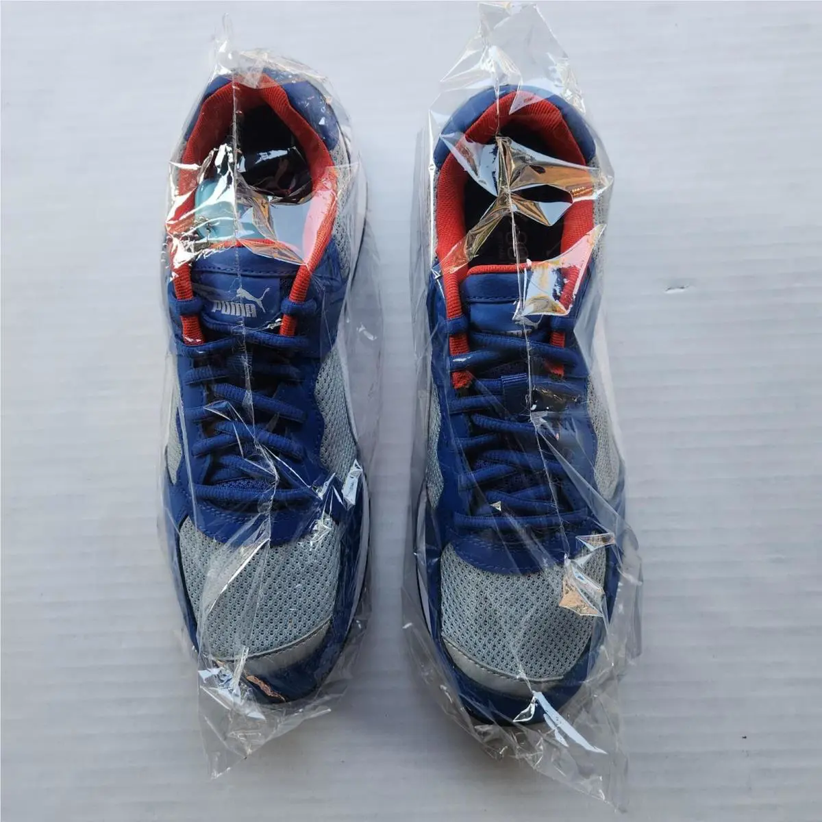 Puma shoes - Blue / Light Gray / Red / White 10