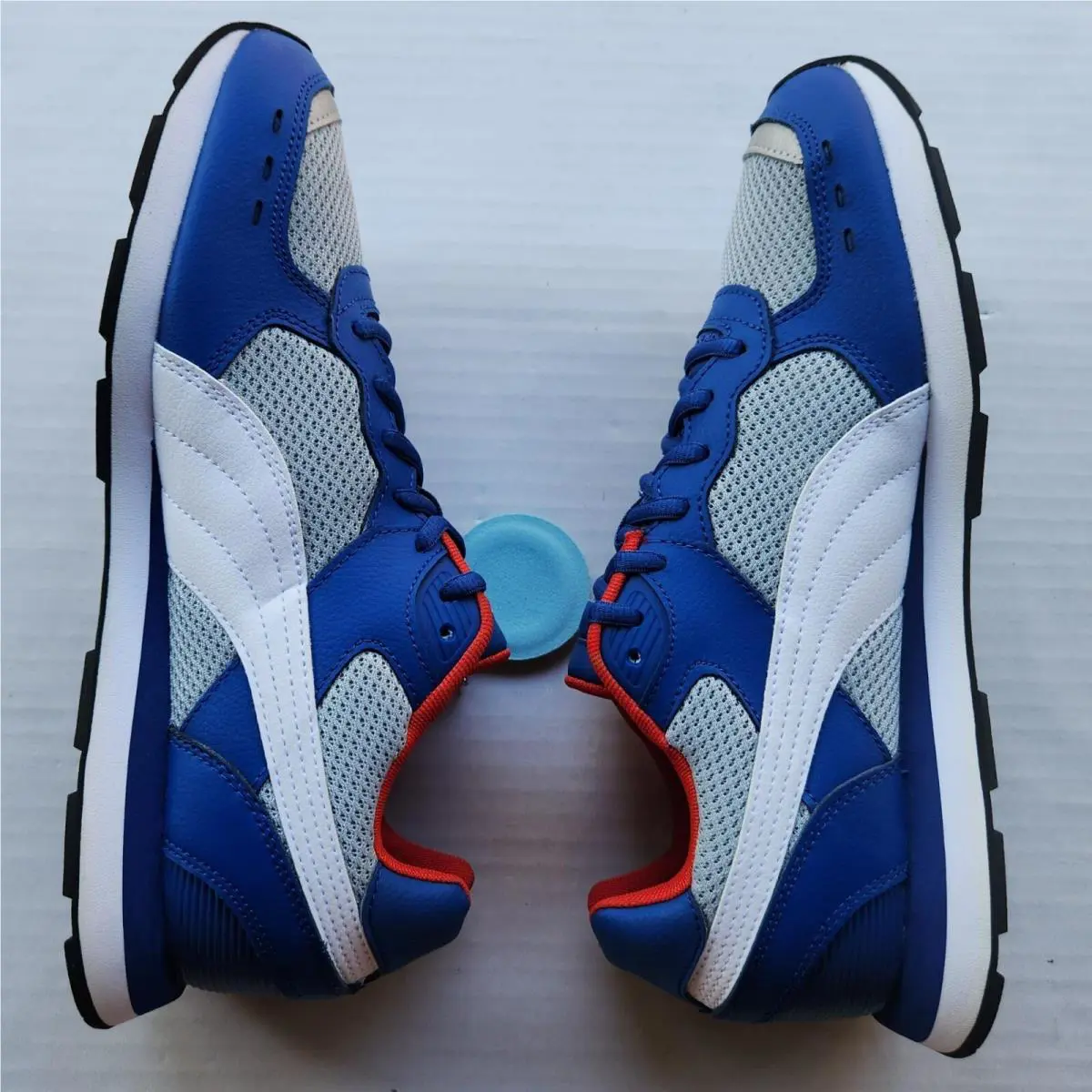 Puma shoes - Blue / Light Gray / Red / White 3