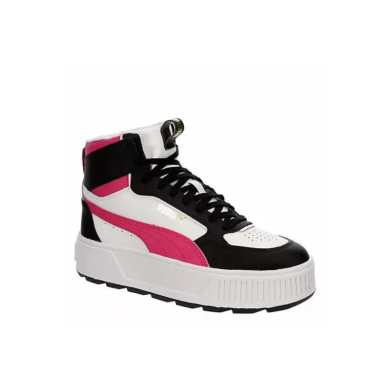 Karmen Rebelle Mid Platform Women`s Fuchsia Sneakers Court Shoes Size 8 by Puma