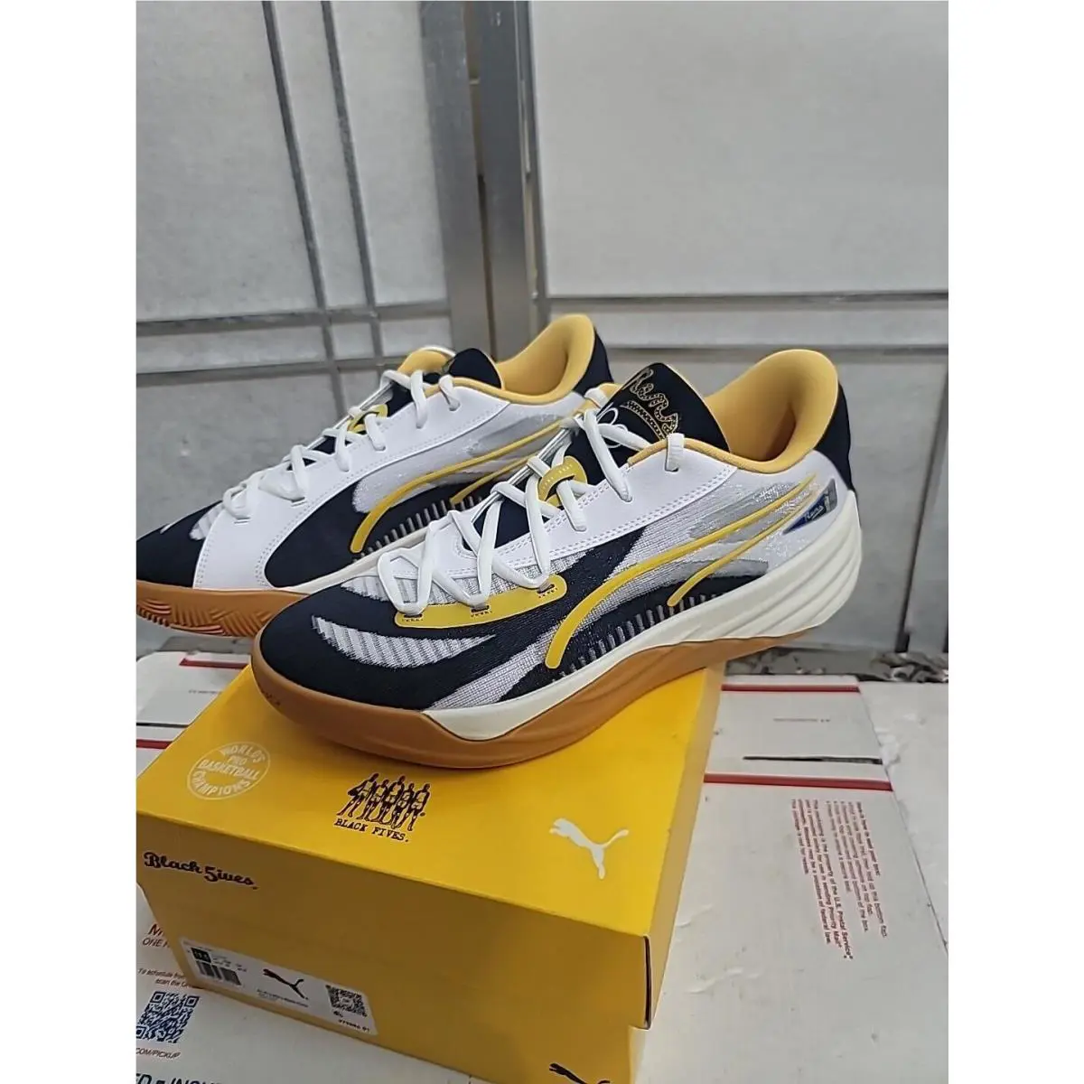 Puma shoes - Puma All-Pro Nitro Black Fives - 37988601 - Blue 0