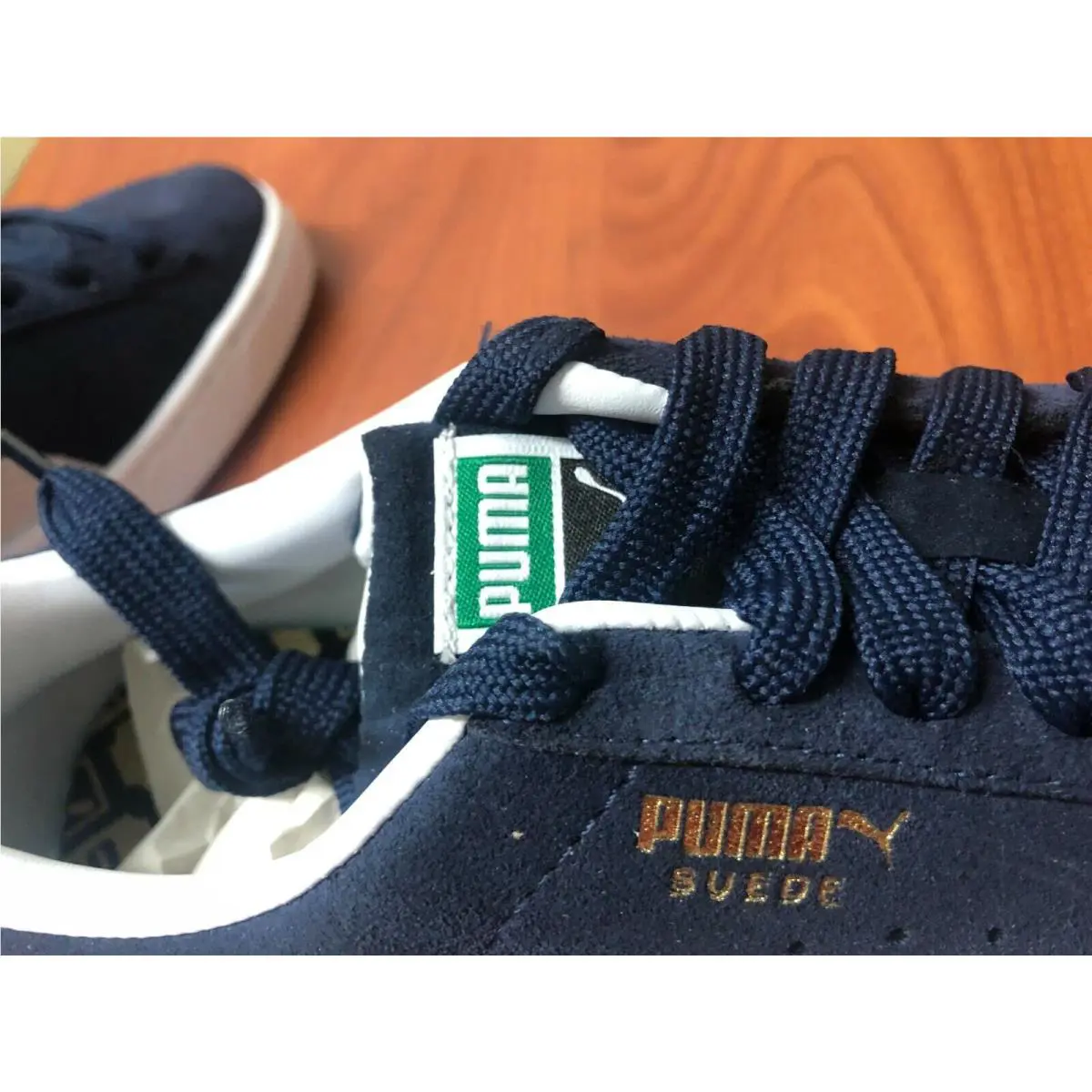 Puma shoes - PUMA Suede Classic - Suede Classic - 380560 03 - Navy Blue & White (UPC: 194578620286) 3