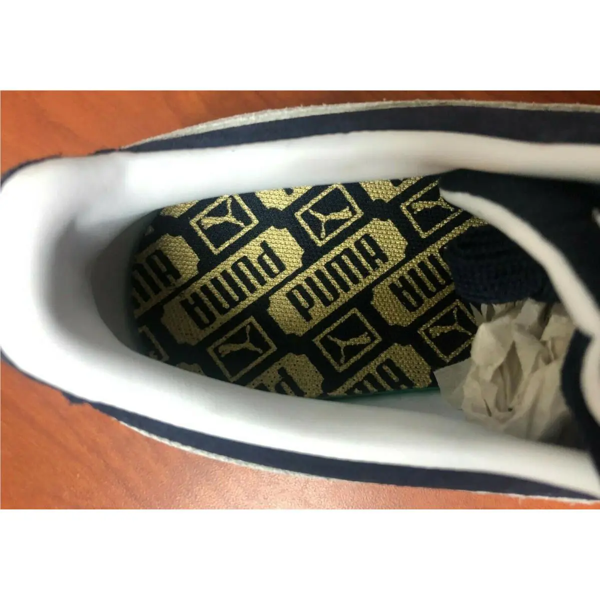 Puma shoes - PUMA Suede Classic - Suede Classic - 380560 03 - Navy Blue & White (UPC: 194578620286) 4