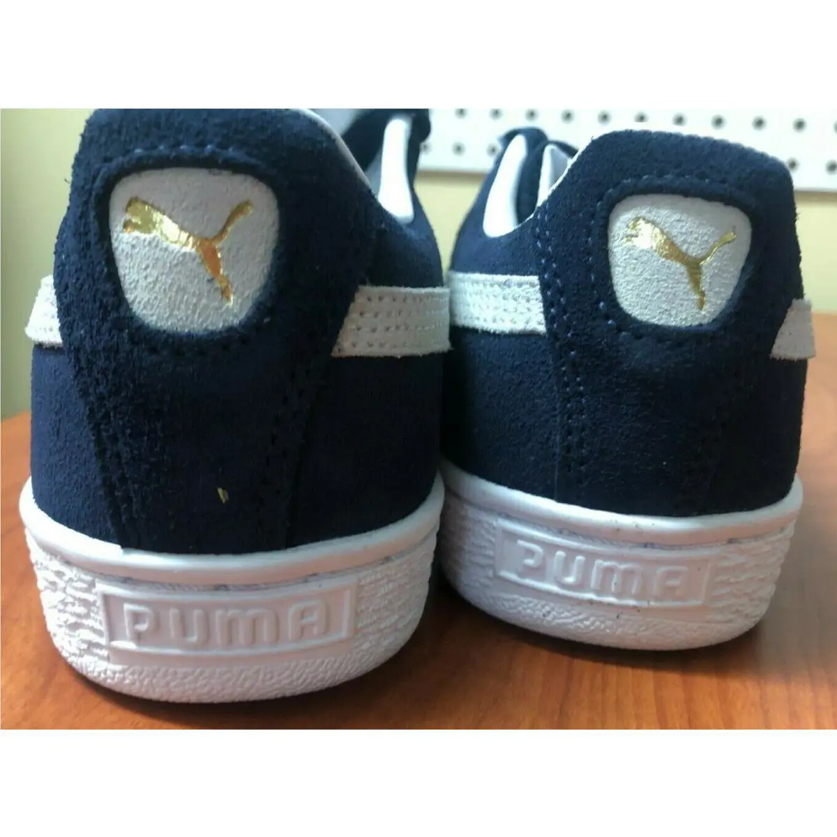 Puma shoes - PUMA Suede Classic - Suede Classic - 380560 03 - Navy Blue & White (UPC: 194578620286) 5