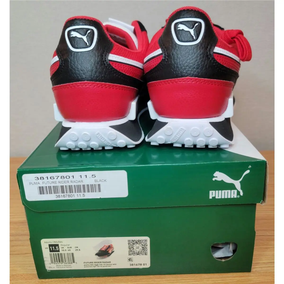 Puma shoes - Red/Black/White 2