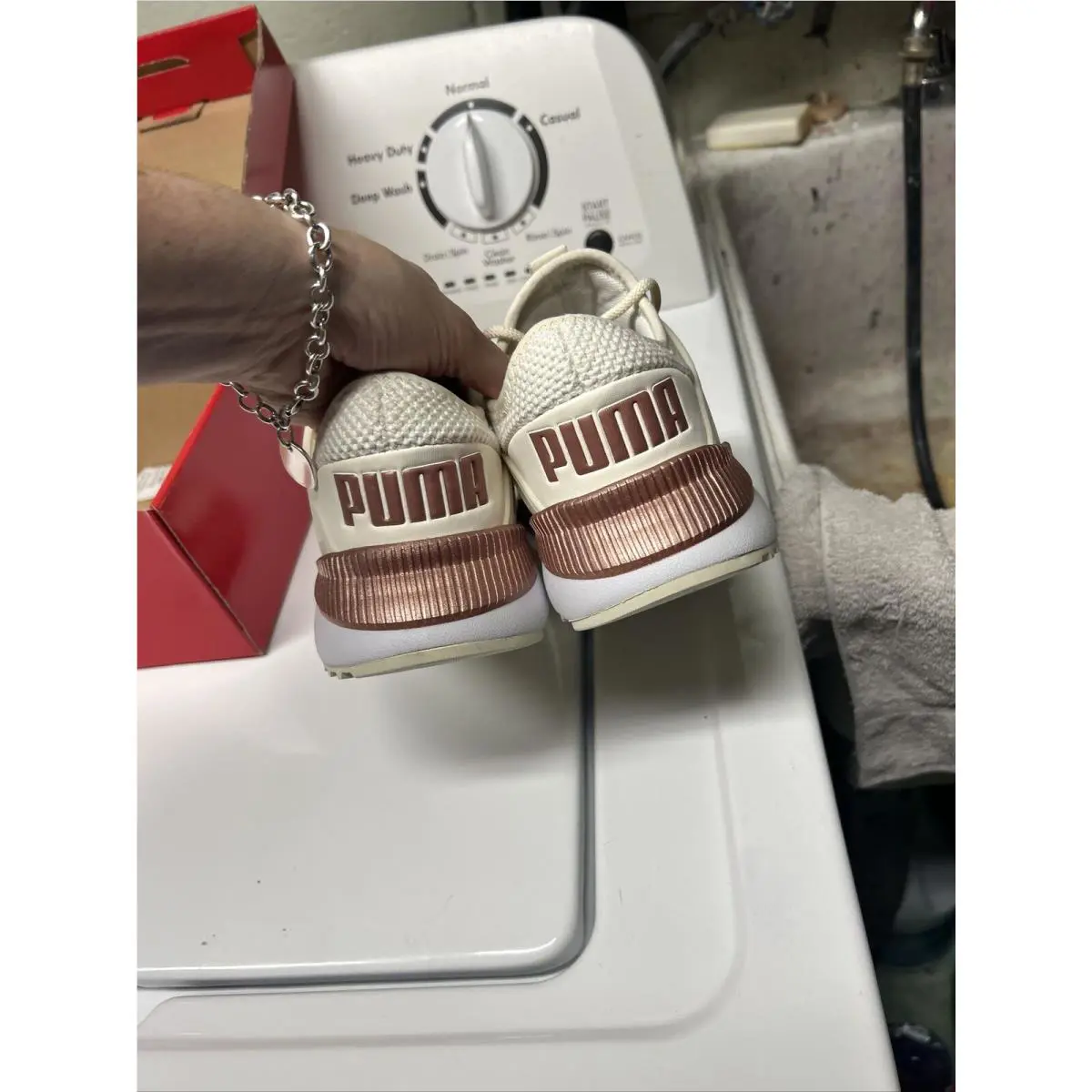 Puma shoes - Rose Gold And Creme 3