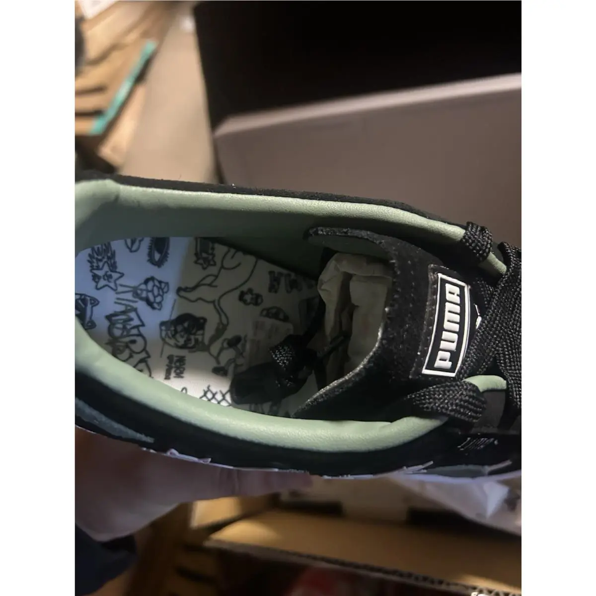 Puma shoes - RIPNDIP - RIPNDIP - 361500-01 - Black 8