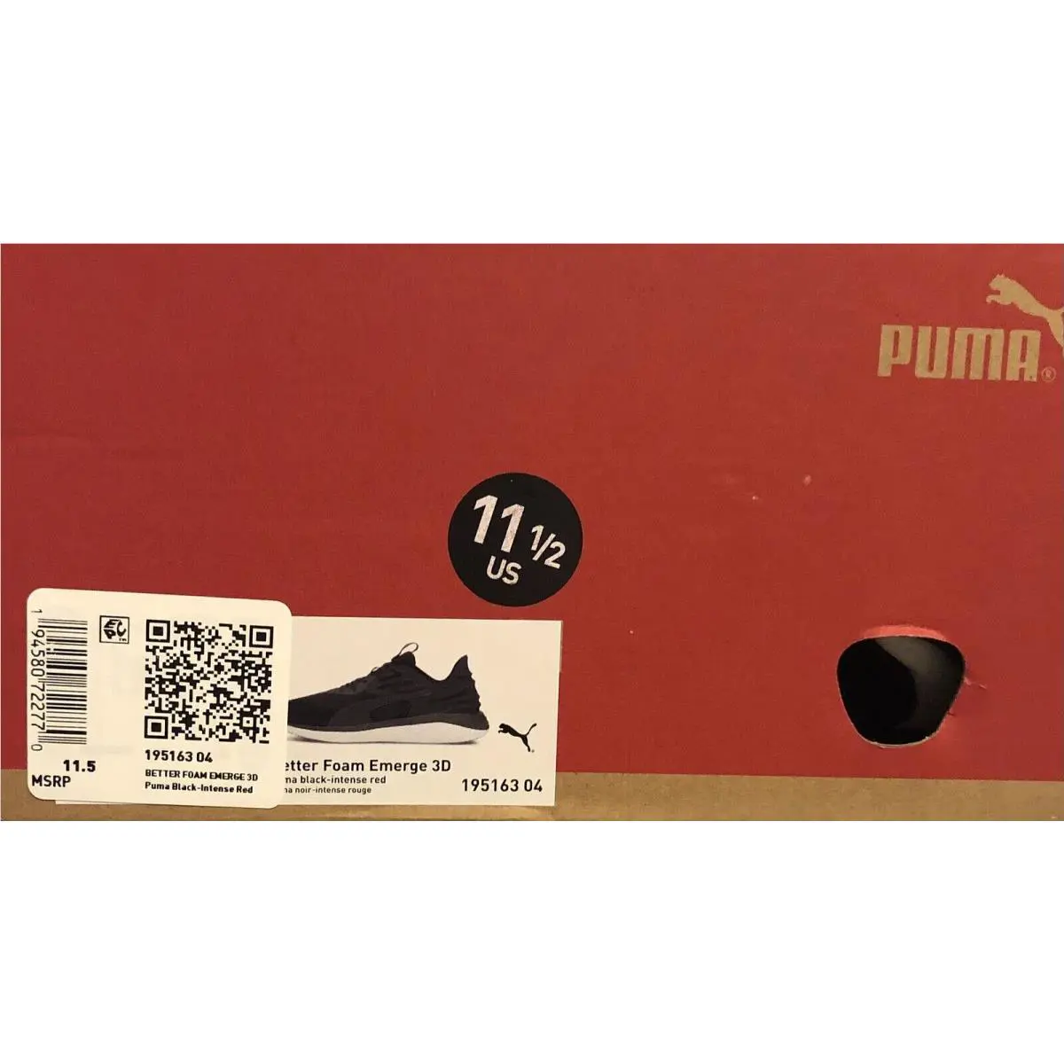 Puma shoes - PUMA Emergence - Emergence - 95163-04 - Black (UPC: 194580722770) 8