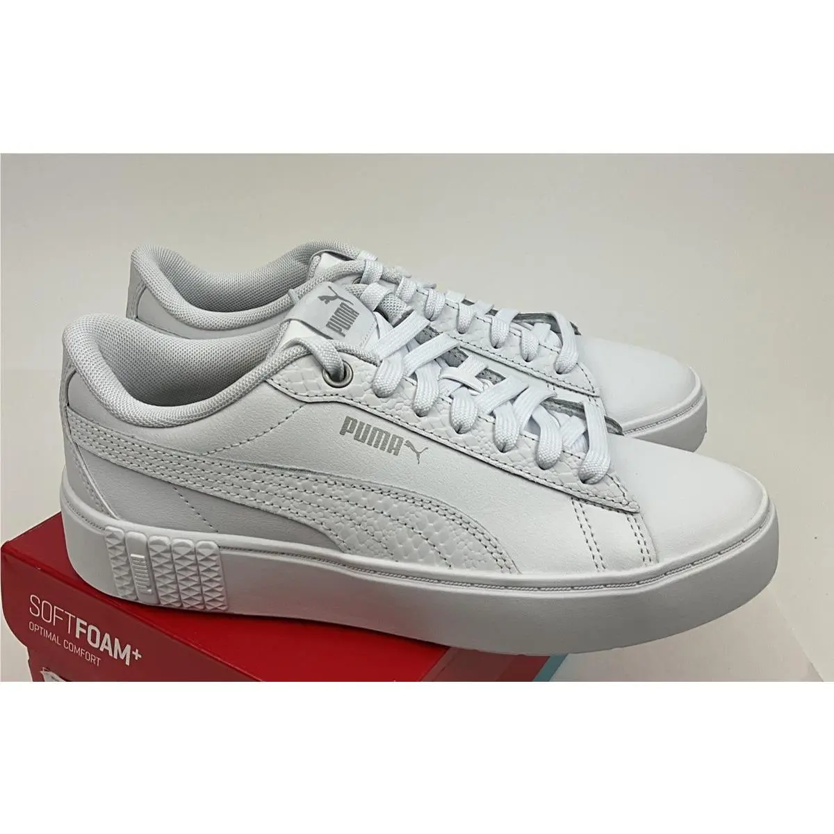 Puma shoes - PUMA Smash - Smash - 381447-01 - White (UPC: 194579249134) 4