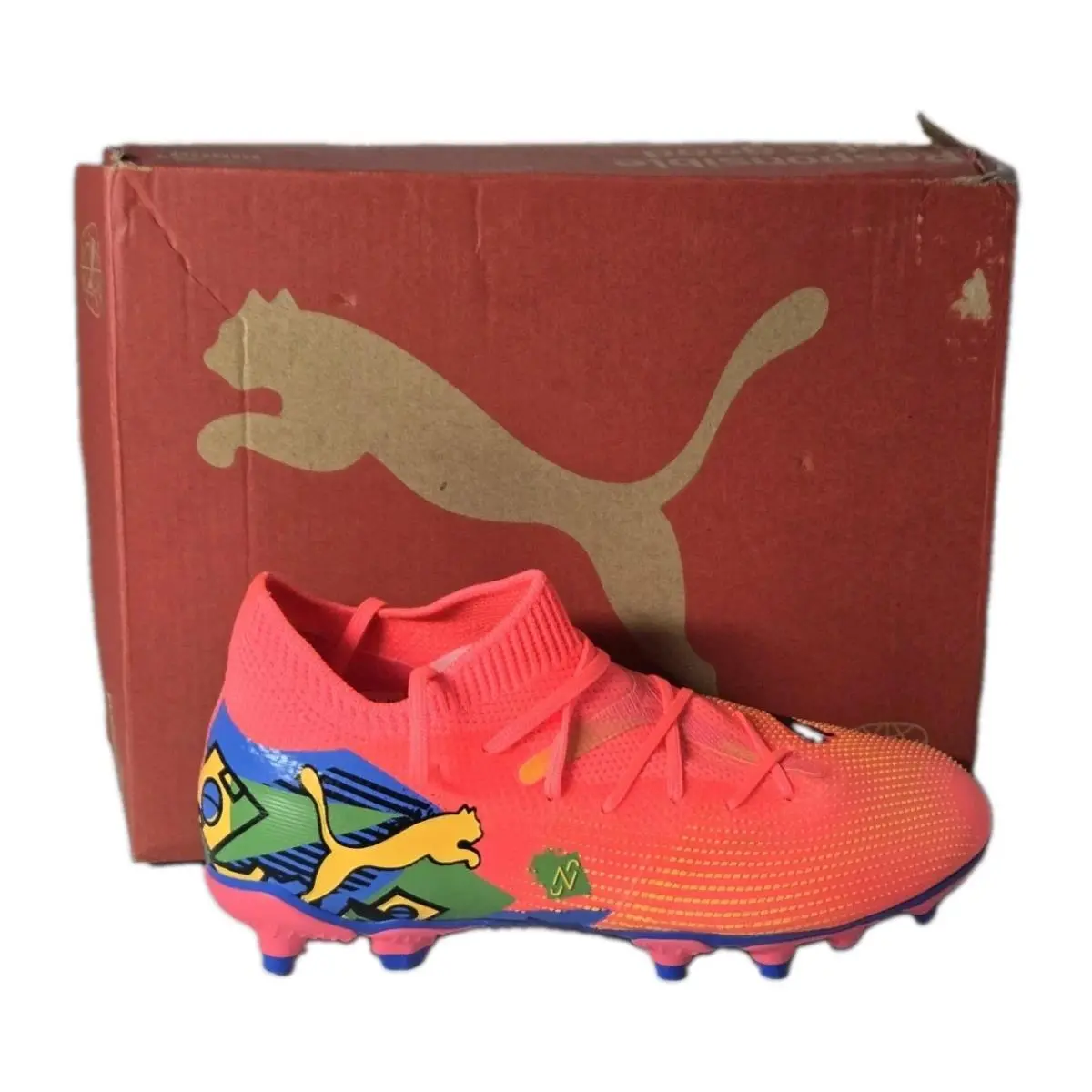 Size 1.5 Youth -  Neymar Jr. x Future 7 Match FG AG 107841-01 by Puma