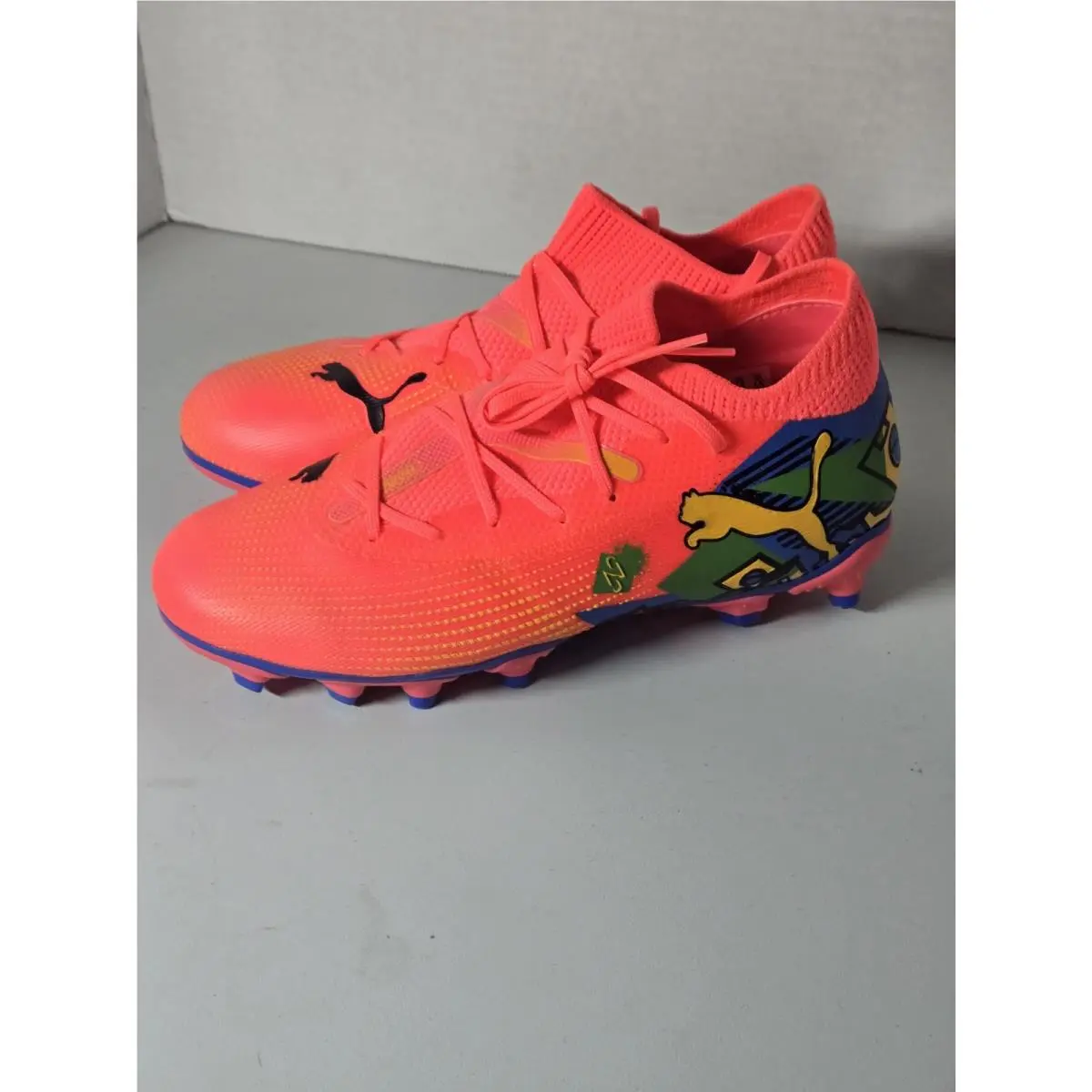 Puma shoes - PUMA Future Match - Future Match - 107841 01 - Pink, Manufacturer: Sunset Glow/Black/Sun Stream/Green/Bluemazing 2