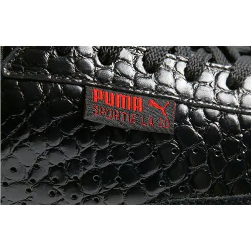 Puma shoes - METALLIC BLACK -RIBBON RED/WHITE 4