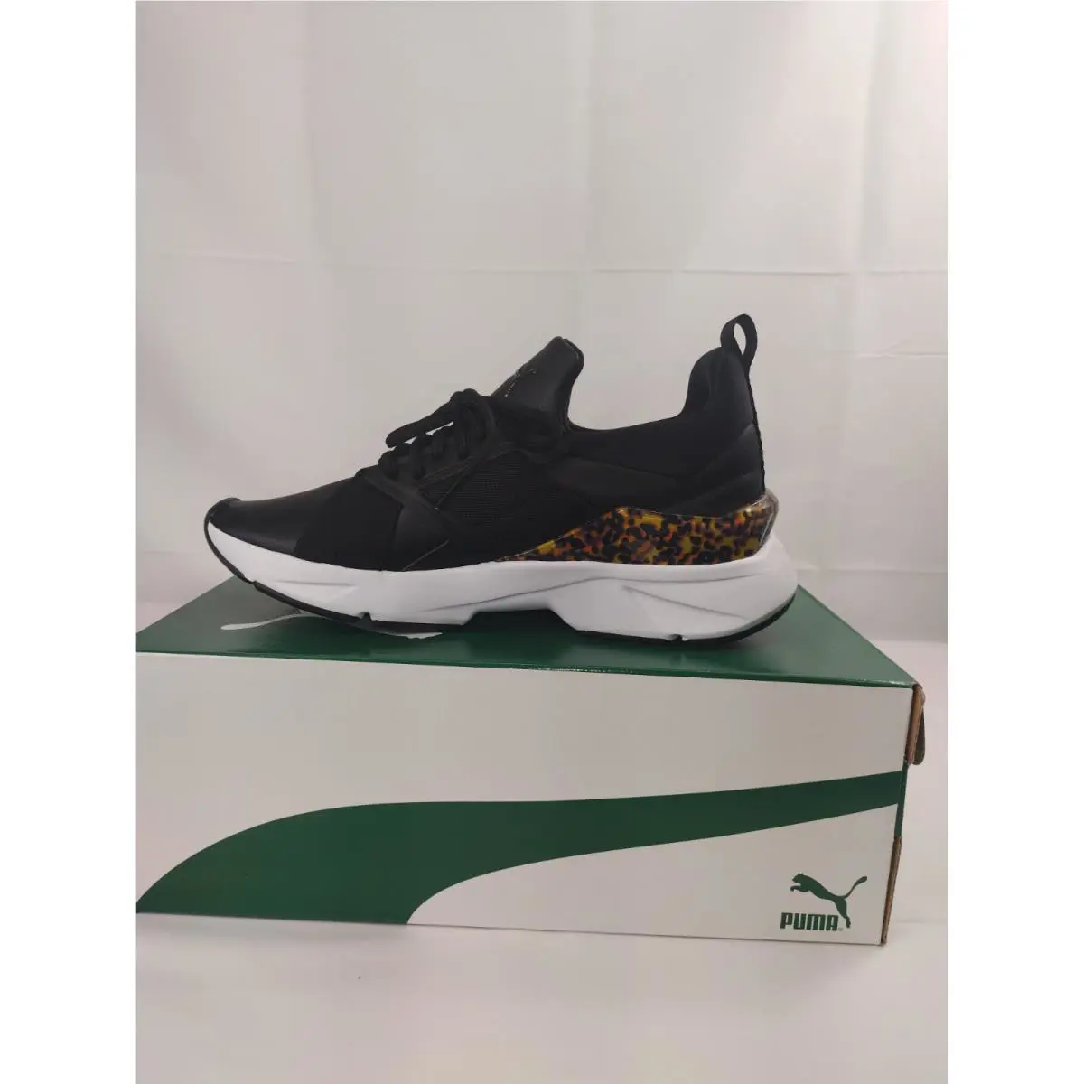 Puma shoes - Puma Muse X5 Leopard Lace Up - 384100-01 - Black 0