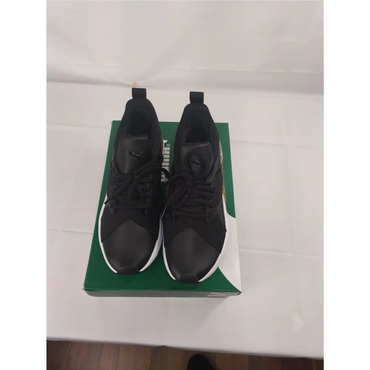 Puma shoes - Puma Muse X5 Leopard Lace Up - 384100-01 - Black 1