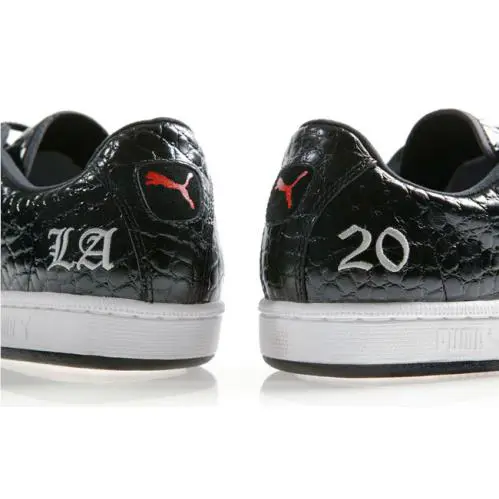 Puma shoes - METALLIC BLACK -RIBBON RED/WHITE 1