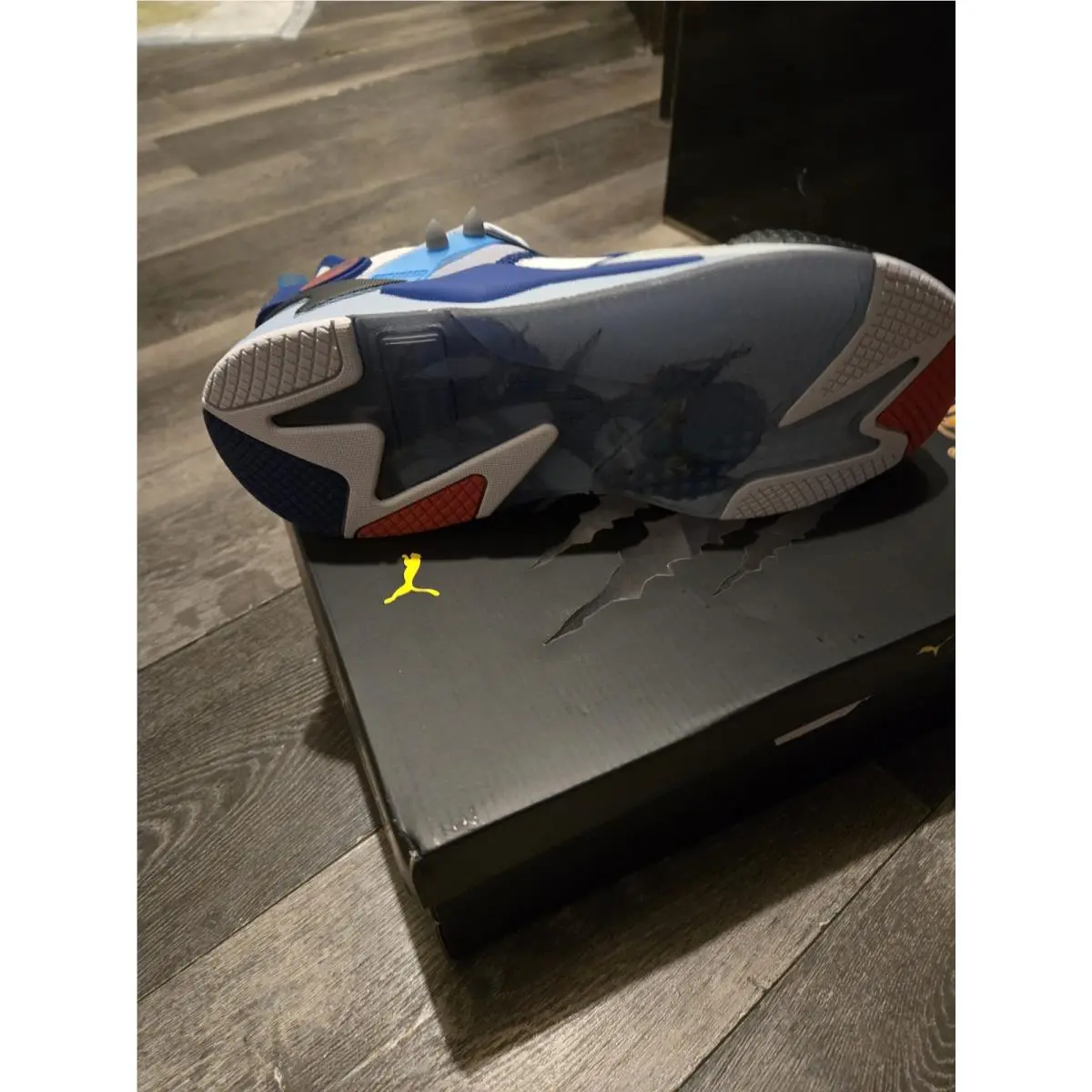 Puma shoes - PUMA RS-X - 393380-01 - White, Manufacturer: Warm White/Clementine 3