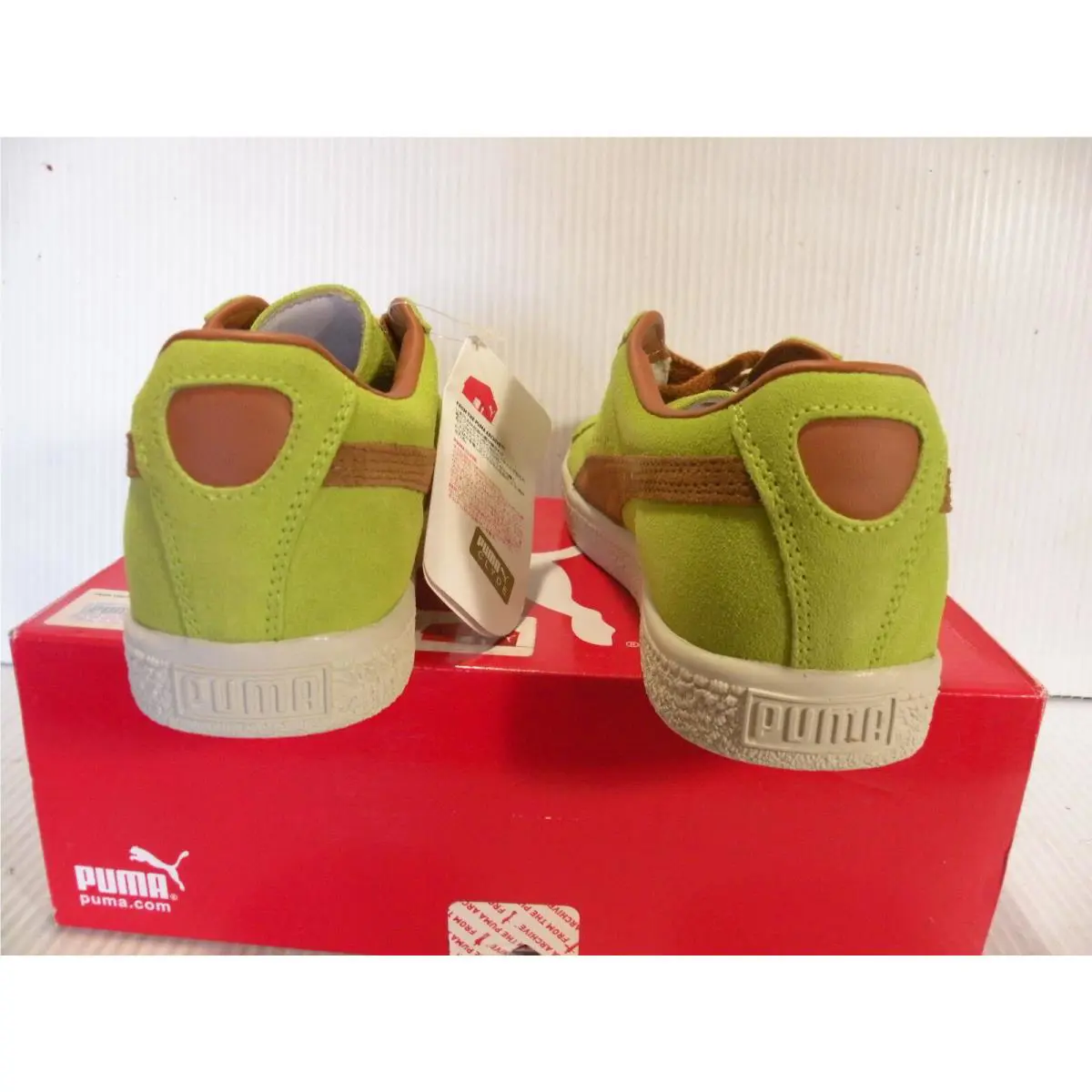 Puma shoes - TENDER SHOOTS GREEN - GLAZED GINGER BROWN 1