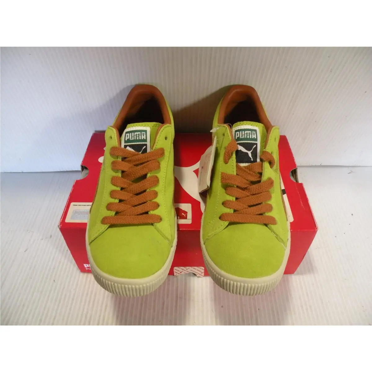 Puma shoes - TENDER SHOOTS GREEN - GLAZED GINGER BROWN 0