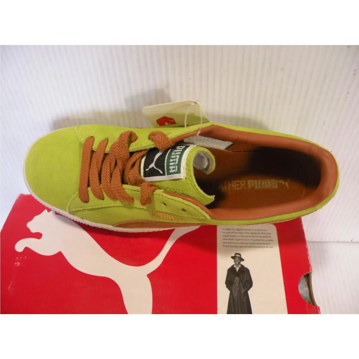 Puma shoes - TENDER SHOOTS GREEN - GLAZED GINGER BROWN 3