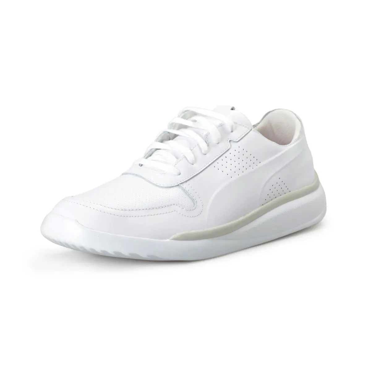 Puma X Scuderia Ferrari SF Podio 2Lo White Leather Sneakers Shoes US 13 Eur 47