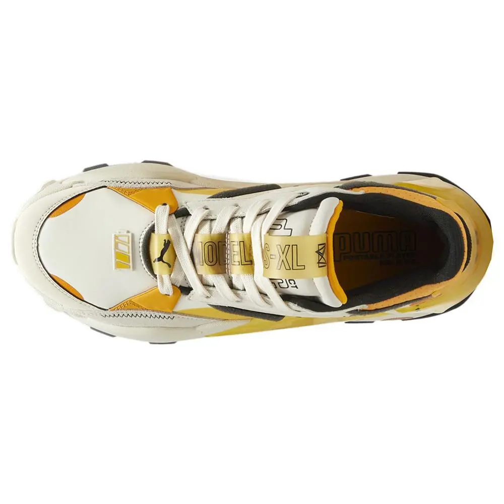 Puma shoes - PUMA RsXl Disc Logo Lace Up - 39454801 - Off White, Yellow (UPC: 196857544252) 2