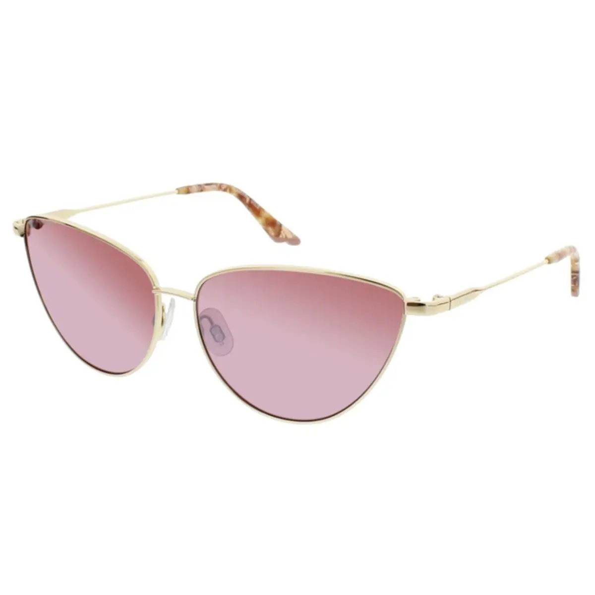 Steve Madden Teaserr Black Gray Mirrored Sunglasses 58-13-140 MM