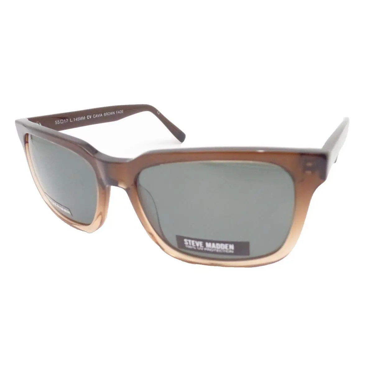 Cavia Brown Fade Grey 55mm Sunglasses by Steve Madden