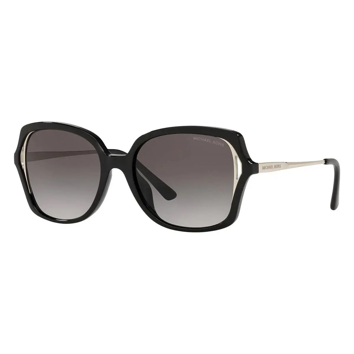 Michael Kors MK2153U 30058G Interlaken Bio Black W/ Dark Grey Gradient 55MM