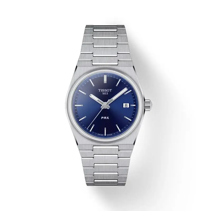 Prx 35mm Blue Dial Quartz Stainless Steel Watch T137.210.11.041.00 by Tissot
