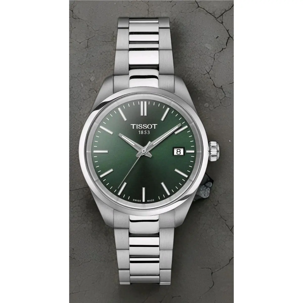 Tissot PR 100 Swiss Quartz Green Dial 34mm Watch T150.210.11.091.00
