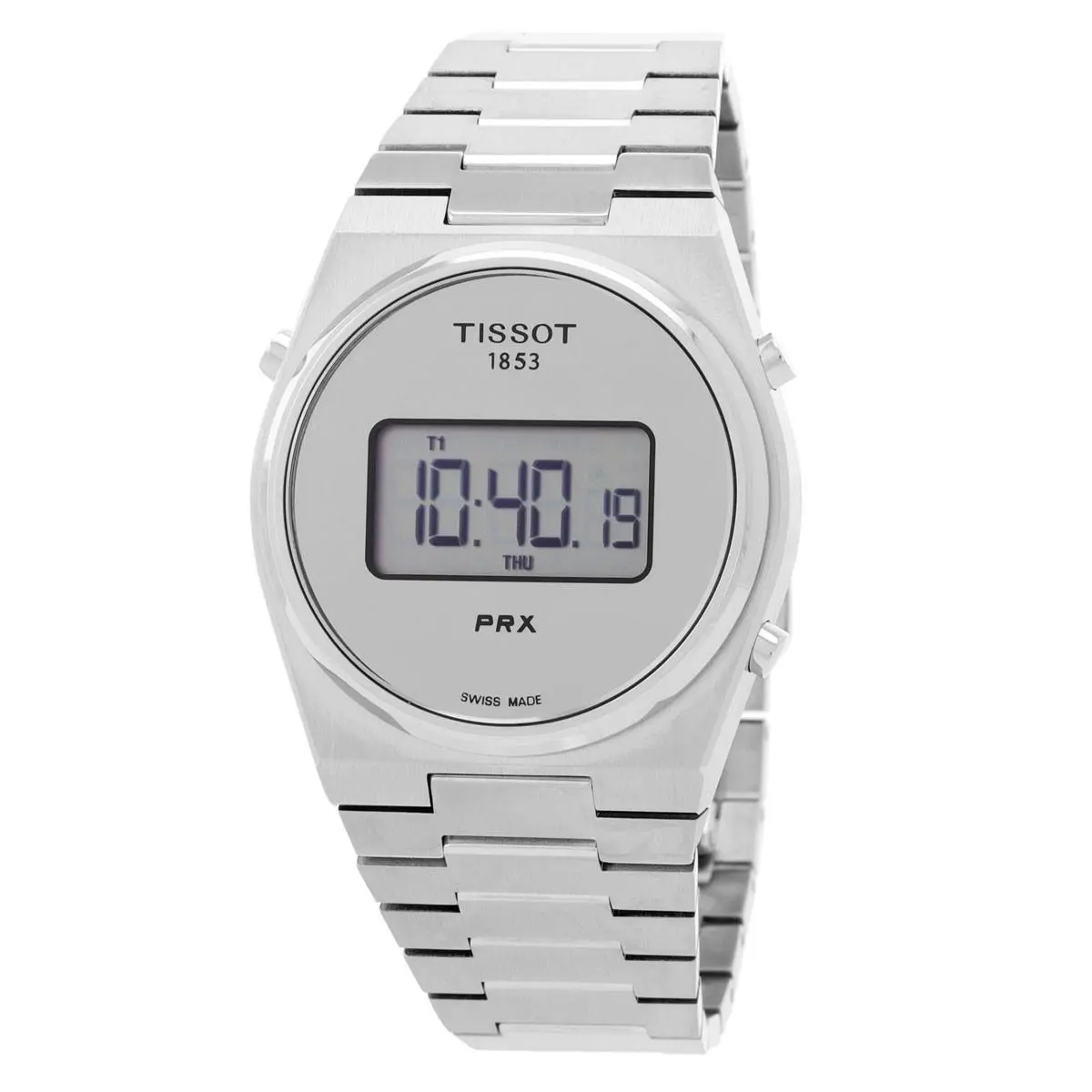 Men`s Prx Digital Quartz Stainless Steel Watch - T1374631103000 by Tissot