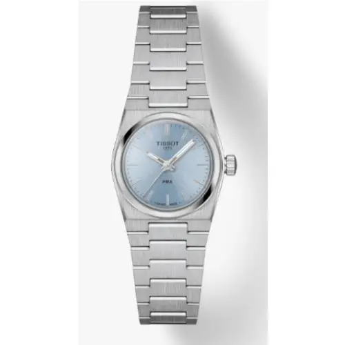 Tissot Prx 25mm Blue Dial and Grey Stainless Steel Women`s Watch T1370101135100 - Dial: Blue, Band: Silver, Bezel: Silver