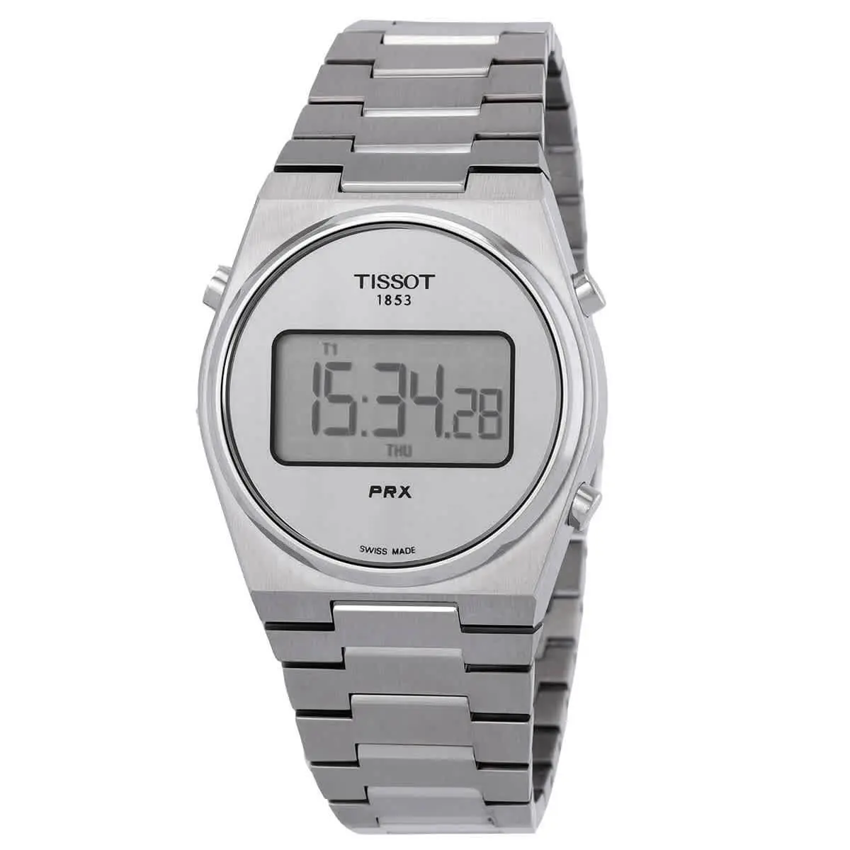 Prx Digital Quartz Silver Dial Men`s Watch T1372631103000 by Tissot