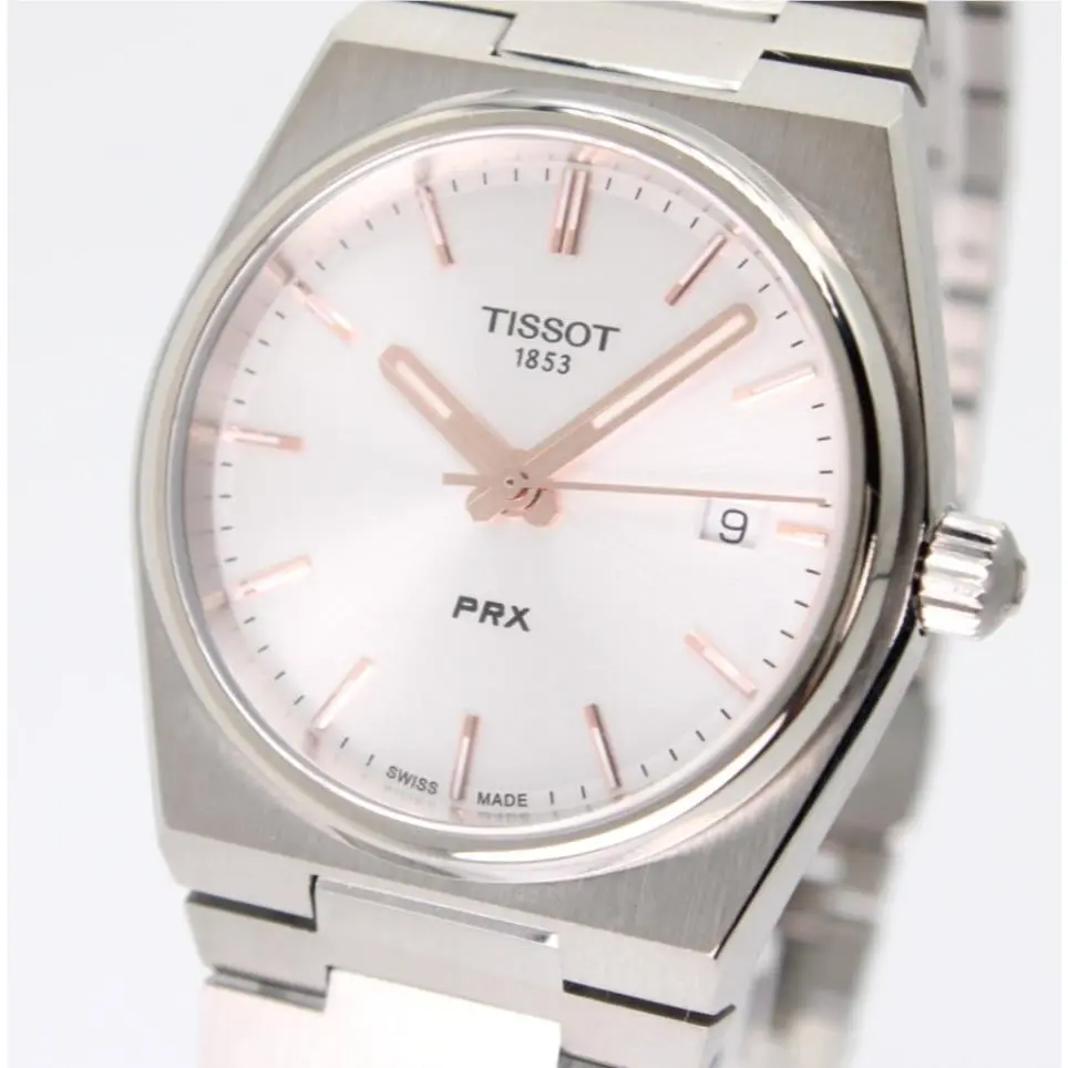 Prx T137.210.11.031.00 Quartz Silver Dial Unisex Watch 35mm by Tissot