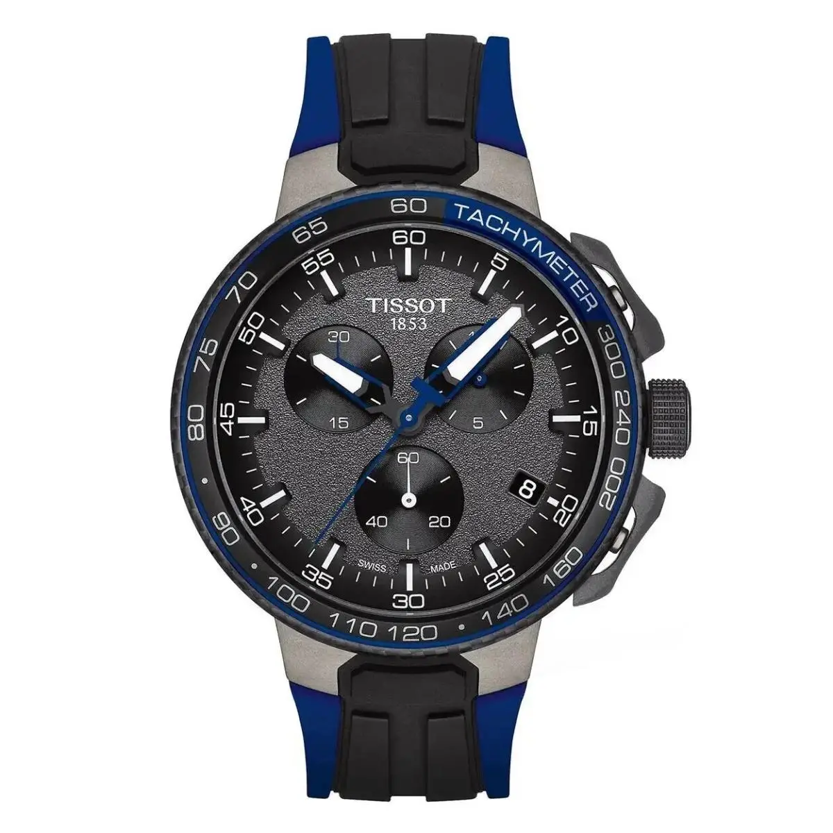 Tissot T-race Cycling Chronograph Black/blue Men`s Watch T111.417.37.441.06