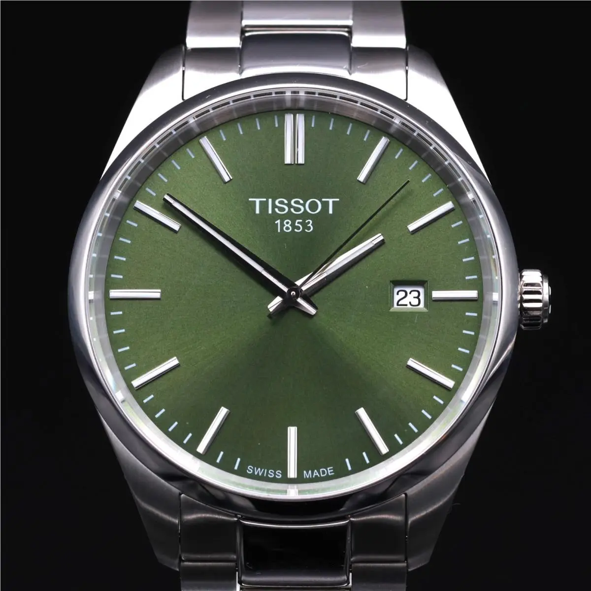 Tissot PR 100 40 MM Quartz Green Men`s Swiss Watch T150.410.11.091.00