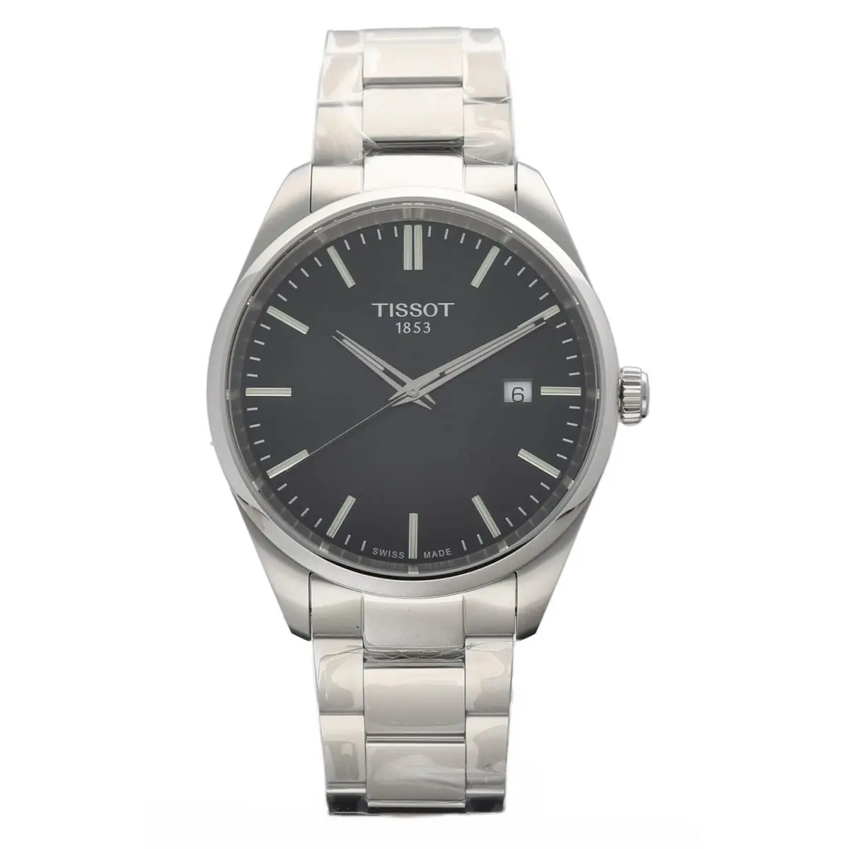 PR 100 T150.410.11.051.00 Steel 40mm Black Dial Swiss Quartz Men`s Watch by Tissot