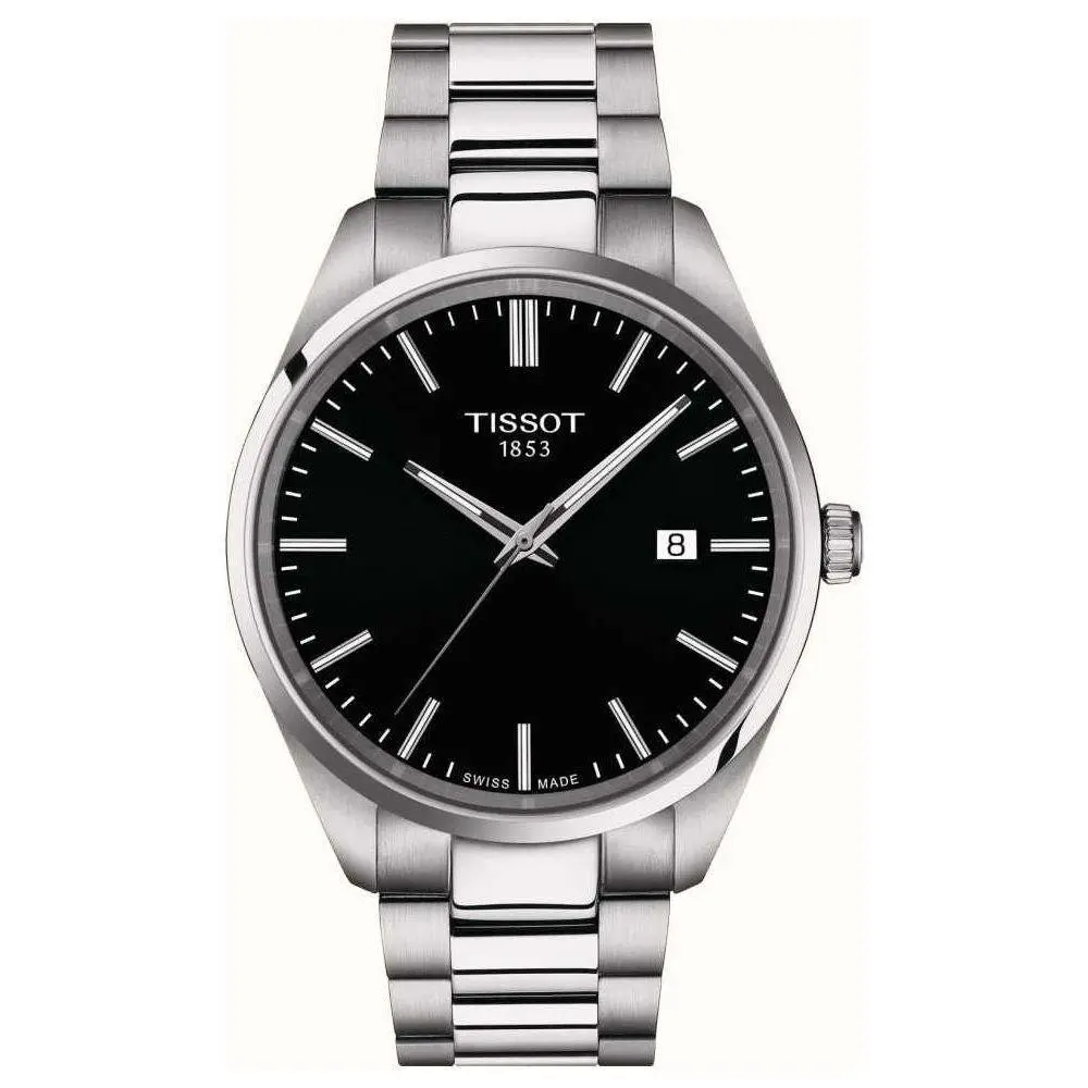 PR 100 Black Dial Stainless Steel Quartz Watch T150.410.11.051.00 by Tissot