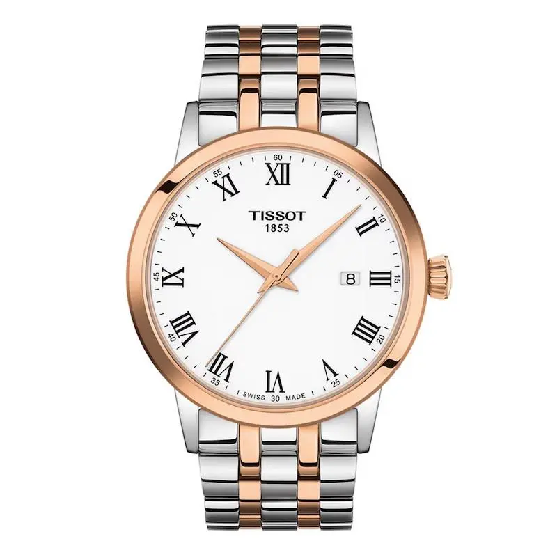 Classic Dream Men`s Two-tone Stainless Steel Men`s Watch T1294102201300 by Tissot