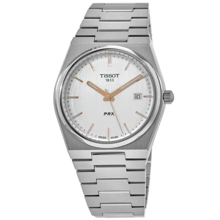 Tissot Prx Quartz Silver Dial Stainless Steel Men`s Watch T137.410.11.031.00