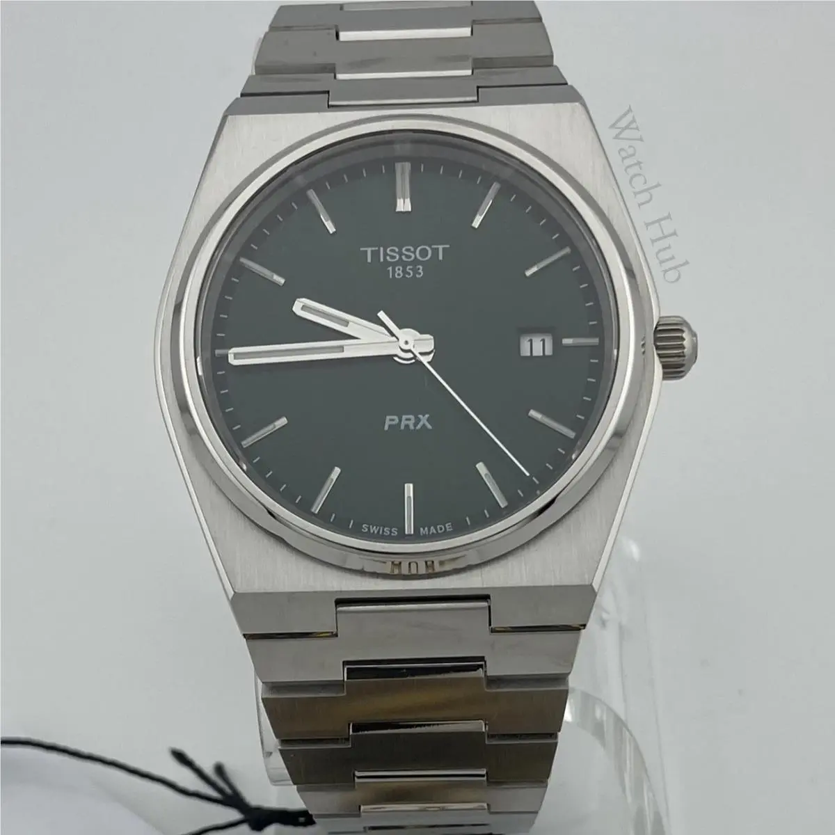 Prx Men`s Quartz Stainless Steel Watch Green 40mm Dial T137.410.11.091.00 by Tissot