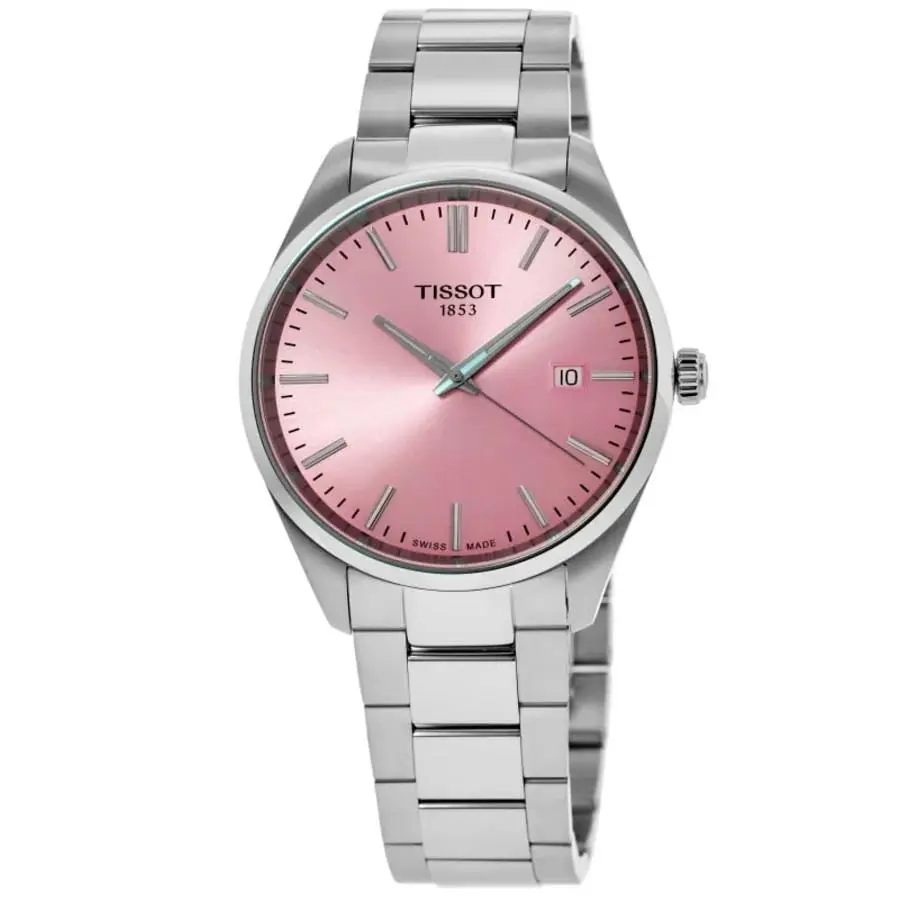 PR 100 Quartz 34mm Pink Dial Steel Women`s Watch T150.210.11.331.00 by Tissot