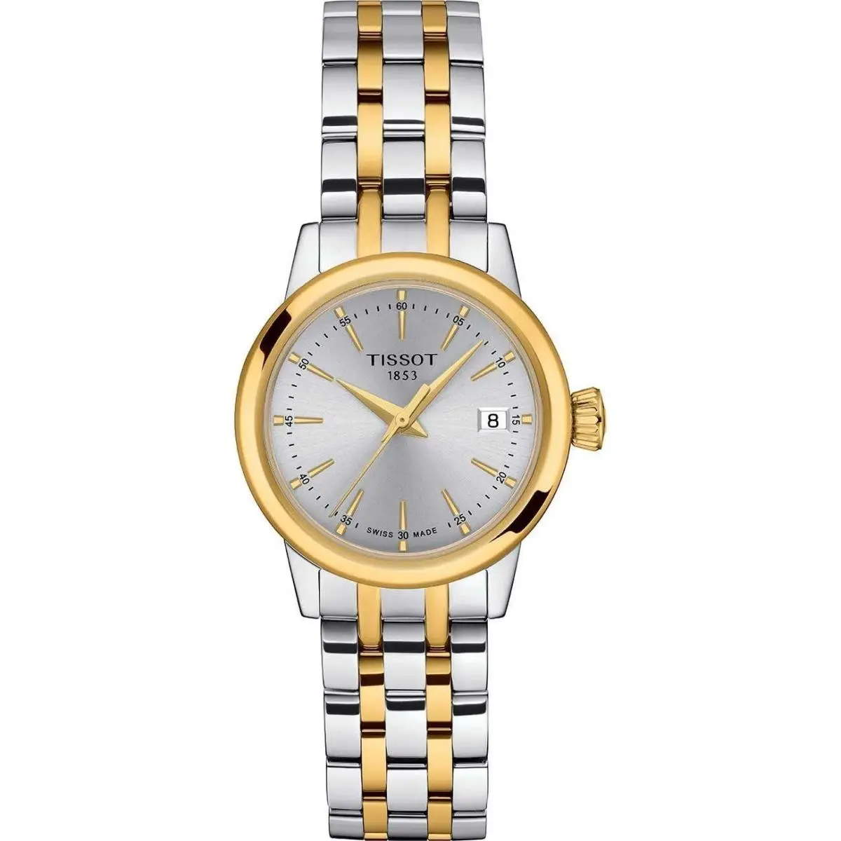 T Classic Women`s Watch Silver Dial 28mm Quartz 50M T129.210.22.031.00 by Tissot