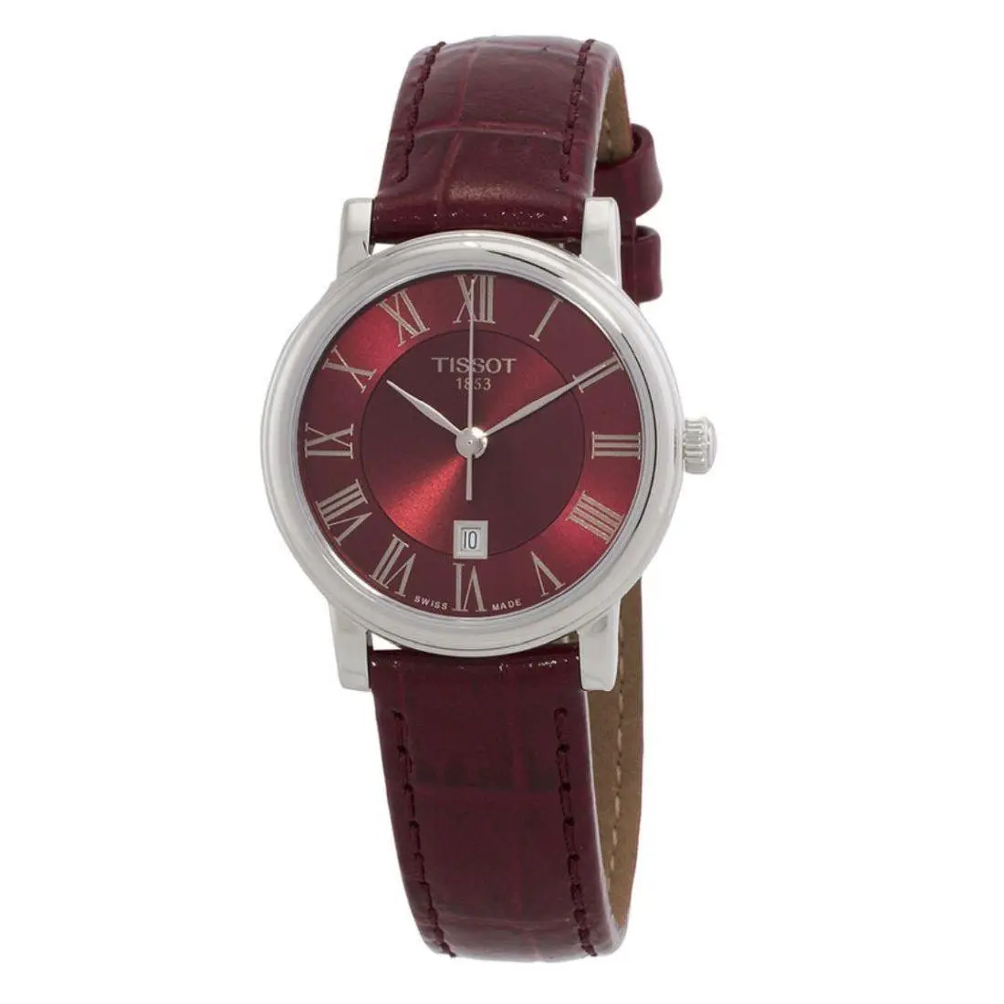 Tissot Women`s Carson Premium Lady Red Dial Quartz Watch T122.210.16.373.00