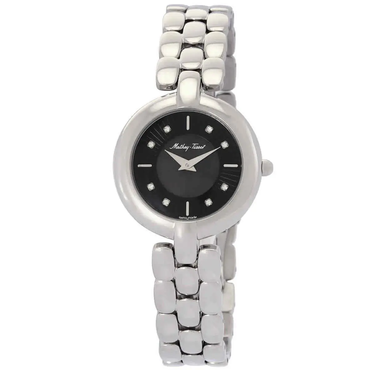 Mathey Tissot Women`s Farah Black Dial Watch - D956AN