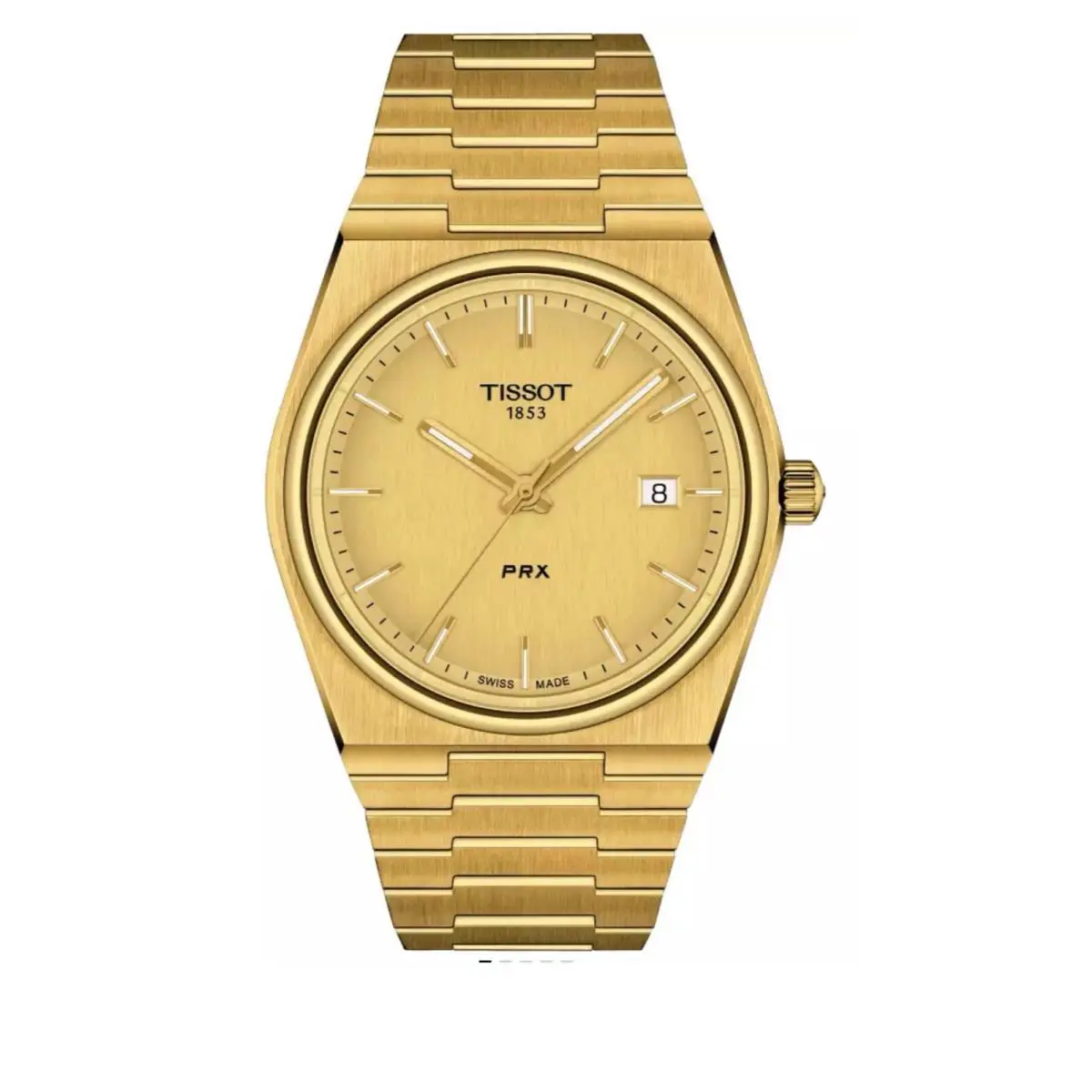 Tissot Prx Men`s Gold Watch - T137.410.33.021.00 - Gold