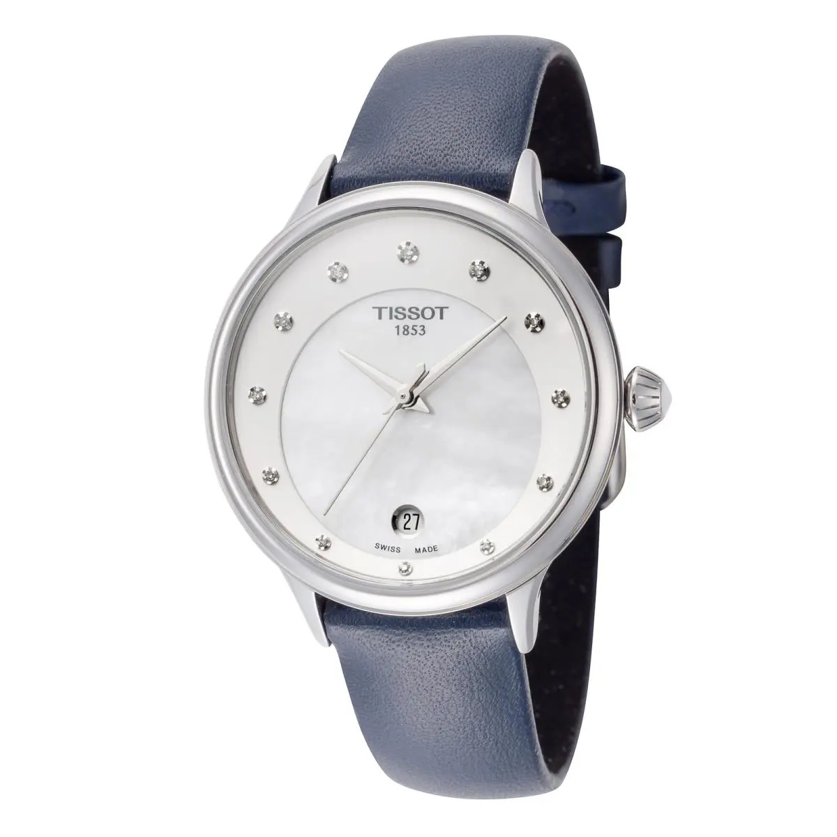 Tissot Odaci-t Quartz Diamond White Mop Dial Ladies Watch T133.210.16.116.00
